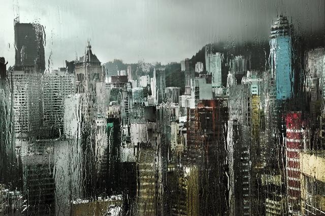 Hong Kong in the rain © Christophe Jacrot Hong Kong in the rain © Christophe Jacrot