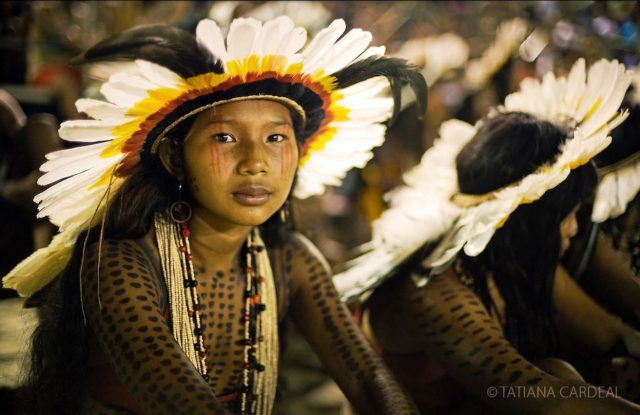 Rikbaktsa girl during the Indigenous National Party, Bertioga city, São Paulo state of Brazil © Tatiana Cardeal Rikbaktsa girl during the Indigenous National Party, Bertioga city, São Paulo state of Brazil © Tatiana Cardeal