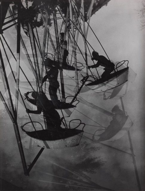 Luna Park (Swing Boats), ca. 1932 © Károly Escher
