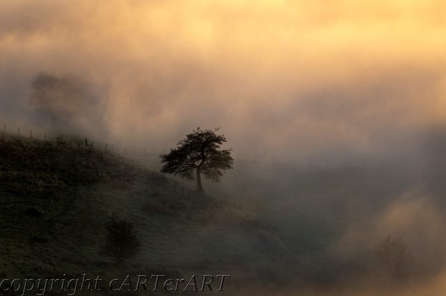 Sunset and Mists in Shropshire © Claire Carter Sunset and Mists in Shropshire © Claire Carter