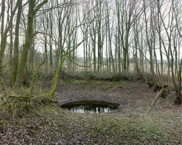 Mine crater on Bellewaerde Ridge, Zillebeke © Peter Dekens Mine crater on Bellewaerde Ridge, Zillebeke © Peter Dekens