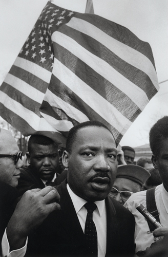 Martin Luther King, Jr. and the Flag © Steve Schapiro Martin Luther King, Jr. and the Flag © Steve Schapiro